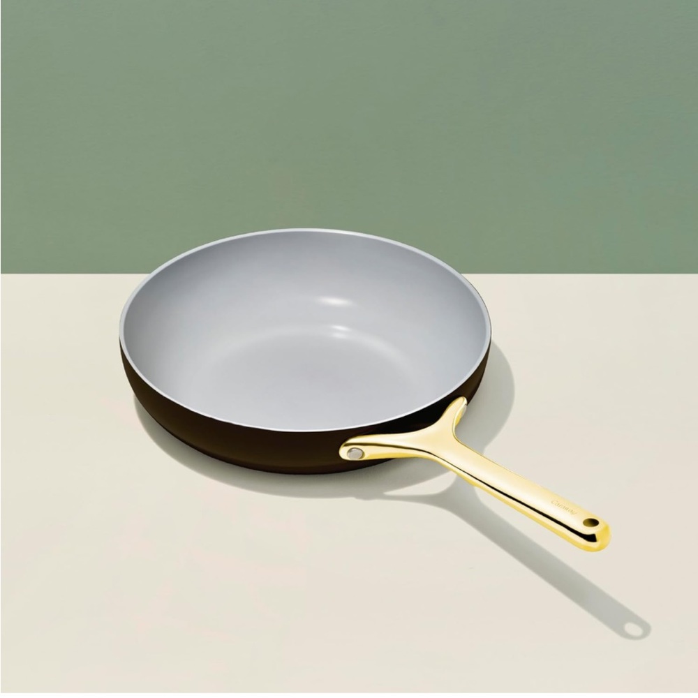 Caraway Home 10.5” Fry Pan | Iconics Collection Black & Gold NEW - Picture 6 of 7